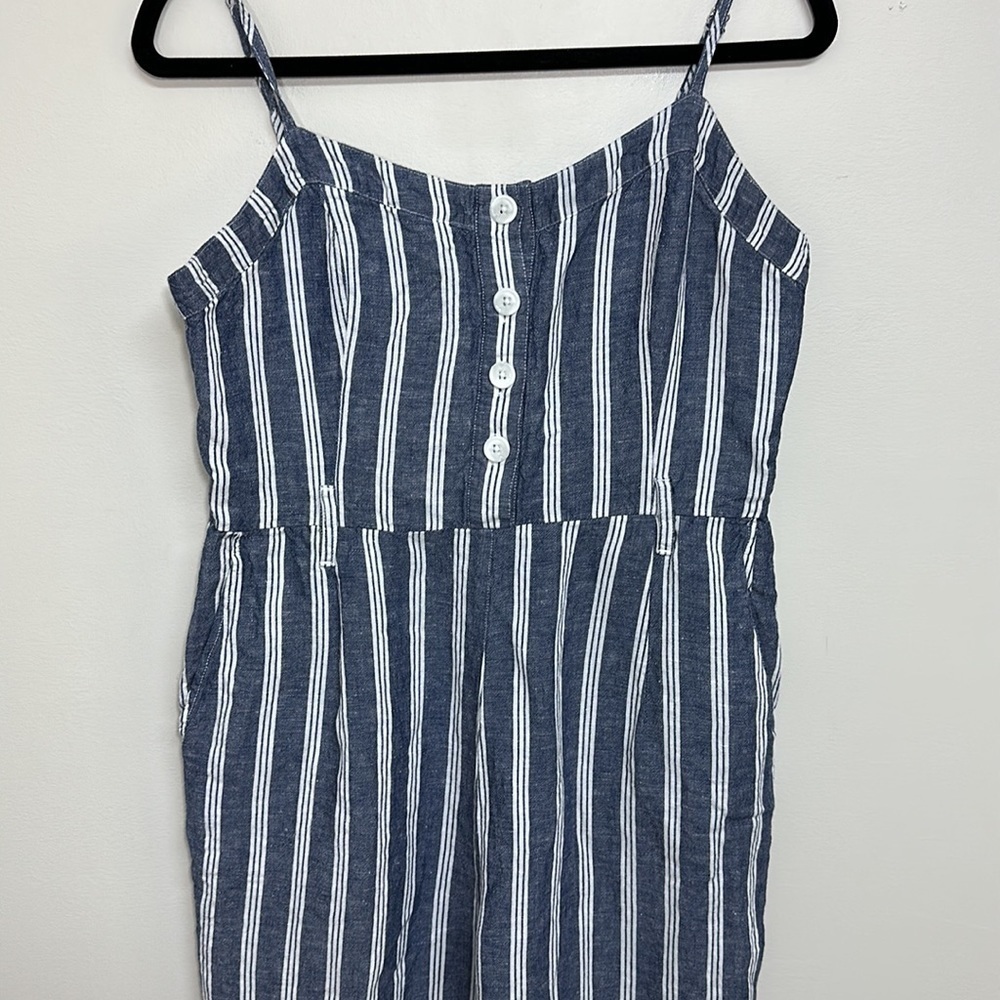 Rails Harper Normandy Stripe Jumpsuit Large - image 3